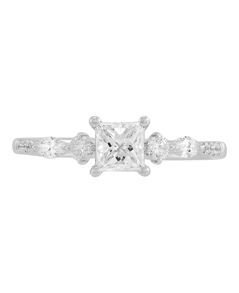 Macy's Diamond Engagement Ring (3/4 ct. t.w.) in 14k White Gold