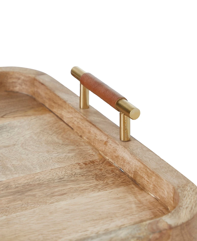 Ren Wil Mango Wood 24" Indoor Tray