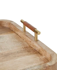 Ren Wil Mango Wood 24" Indoor Tray