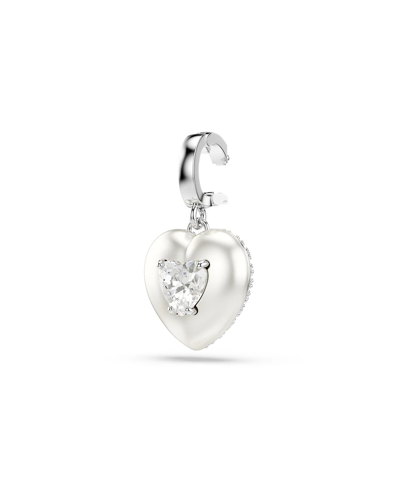 Swarovski Rhodium Plated Heart Idyllia Charms