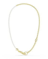Swarovski Gold-Tone Plated Mother of Pearl Idyllia Necklaces