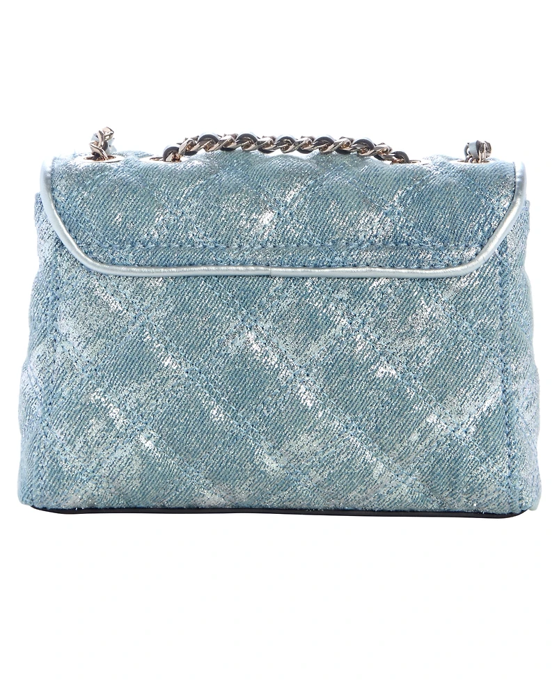 Guess Giully Ii Mini 2 Compartment Flap Bag