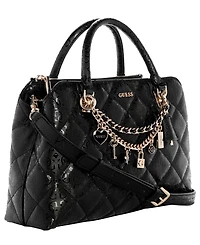 Guess Libby 2-Compartment Medium Satchel Bag