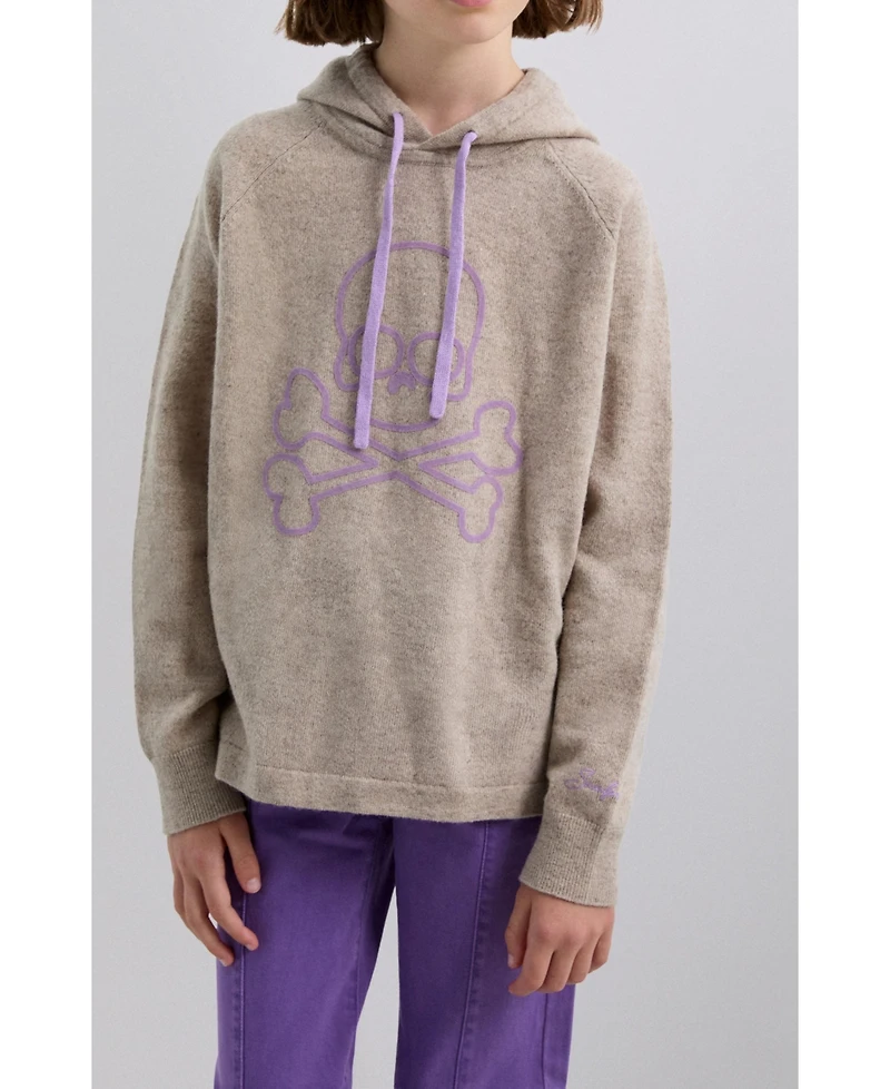 Scalpers Kids Skull Hoodie Tricot