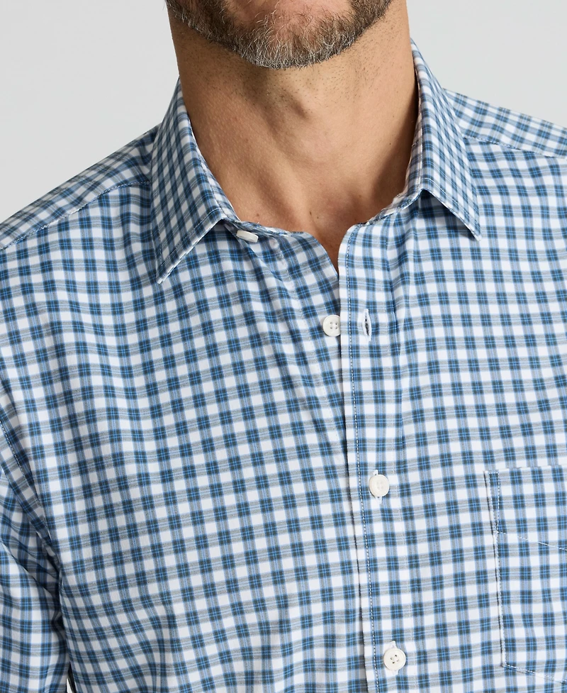 UNTUCKit Men's Regular Fit Wrinkle-Free Performance Renshaw Button Up Shirt