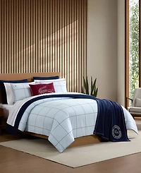 Lacoste Home Tennis Checks Cotton 2-Pc. Comforter Set, Twin