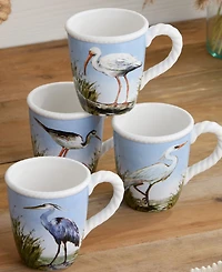 Certified International Coastal Birds 16-Pc. Dinnerware Set, Service for 4