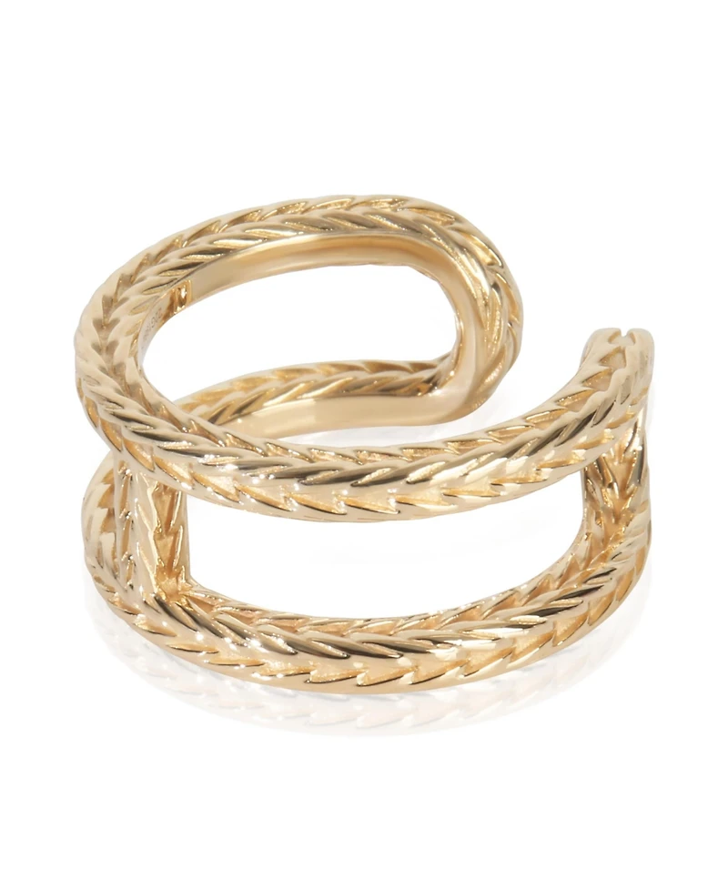 Hermes Yellow Gold Chaine d'Ancre Danae Ring