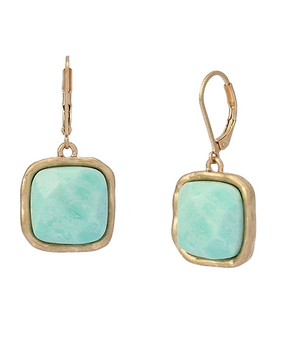 Robert Lee Morris Soho Turquoise Stone Drop Earrings