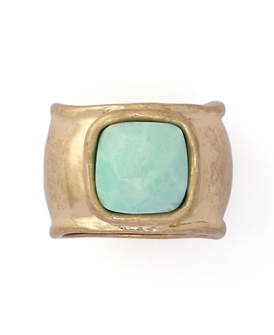 Robert Lee Morris Soho Turquoise Stone Band Ring