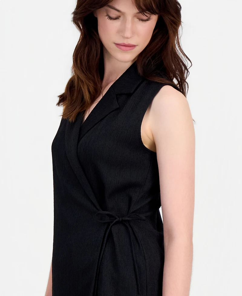 Anne Klein Women's Pebble-Texture Knit Sleeveless Top