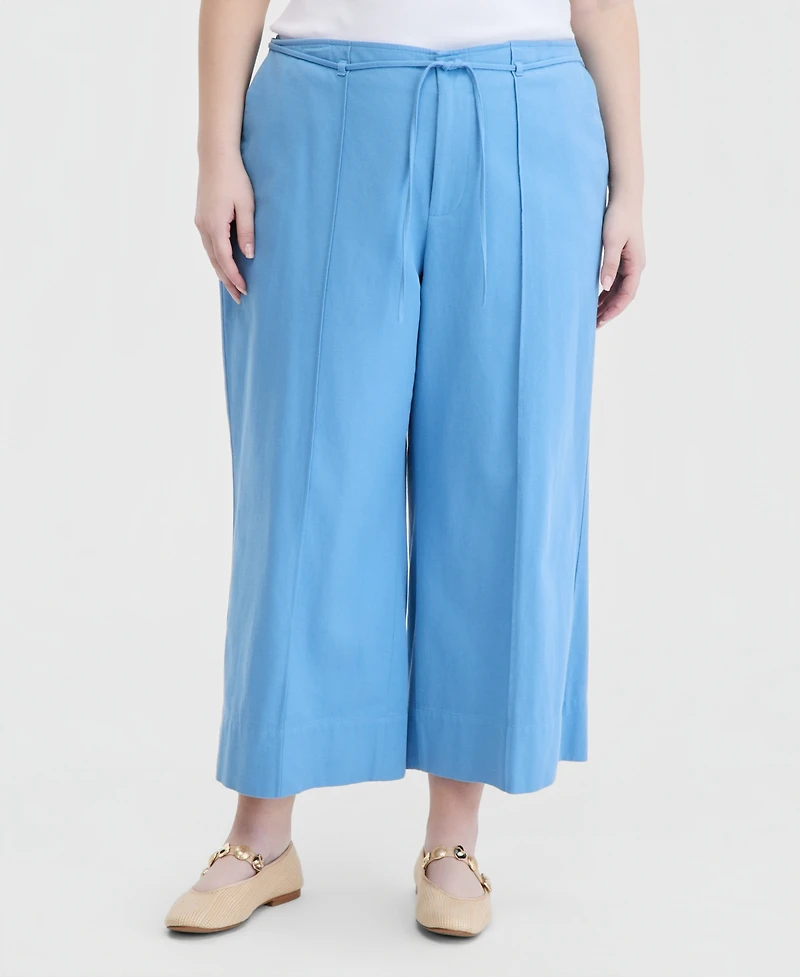 On 34th Trendy Plus Cropped Wide-Leg Pants, Macy's Exclusive