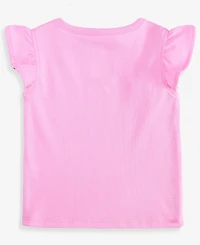 First Impressions Baby Girls' 3M-24M Mix & Match You Are My Sunshine Flutter-Sleeve Top, Macy's Exclusive