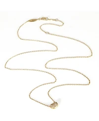 Pre-Owned Tiffany & Co Yellow Gold Diamond Elsa Peretti Bean Pendant