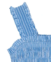 Tween Diva Girls' 7-16 Smocked Top With Ruffled Straps and Skort, 2 Piece Set