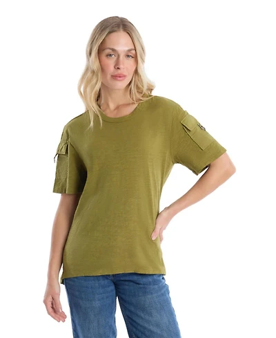 Wilt Clothing Women's Round Neck Hi-Lo Tee
