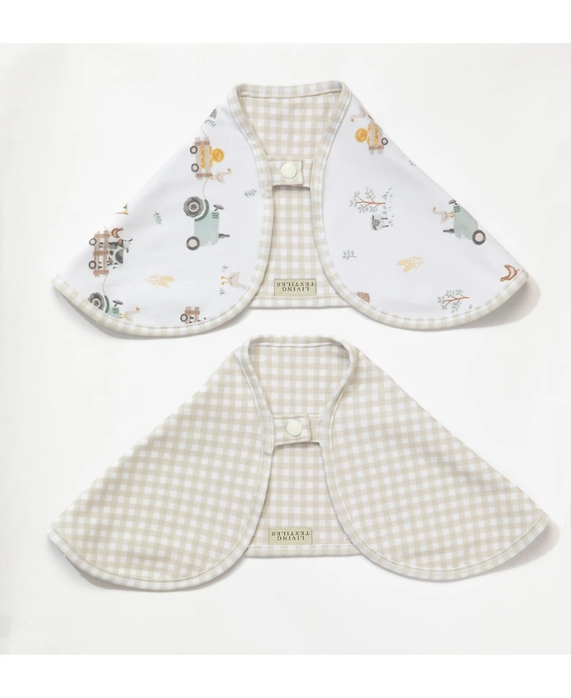 Living Textiles Kids 2PK Burp Cloth