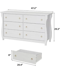 gaomon 6-Drawer Dresser