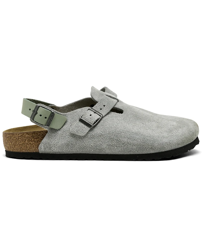 Birkenstock Men's Tokio Suede Leather Clogs from Finish Line