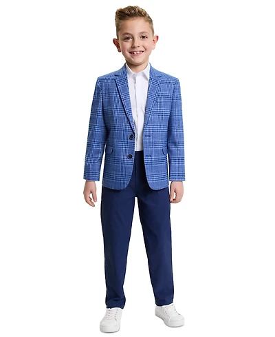 Michael Kors Boys' 5-7 Notch Lapel Jacket, Shirt and Pants, 3-Piece Set