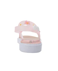 Bebe Toddler Pcu Sandal with Flowers
