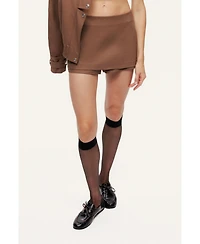Nocturne Women's Tailored Wrap Mini Skort