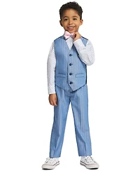 Nautica Boys' 2-7 Long-Sleeve Shirt, Vest, Pants & Bowtie, 4-Piece Set