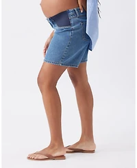 Ripe Maternity Dion Denim Short Classic Wash