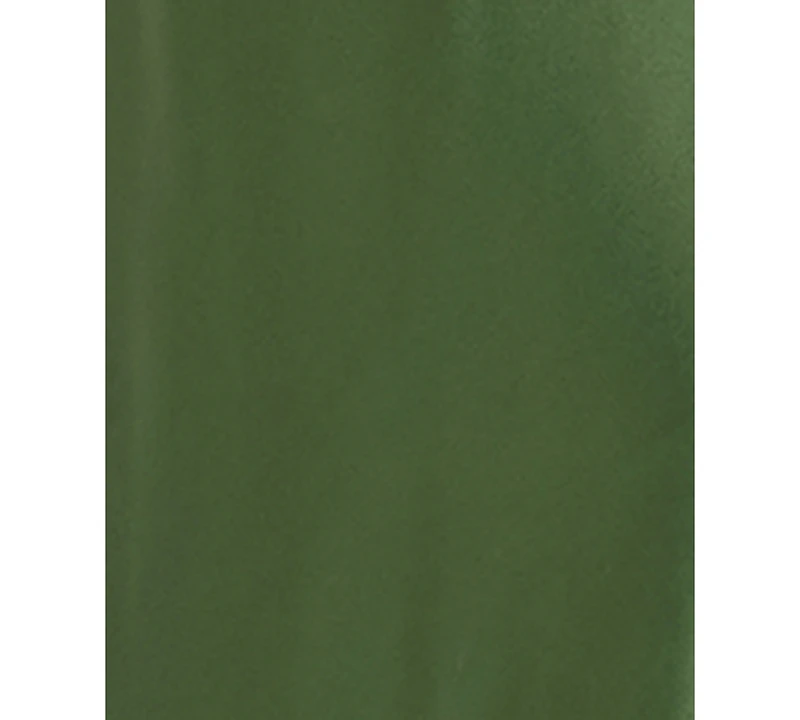 Emerald Sundae Juniors' V-Neck A-Line Satin Midi Dress