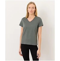 Pact Women's Organic Cotton Essential V-Neck Tee