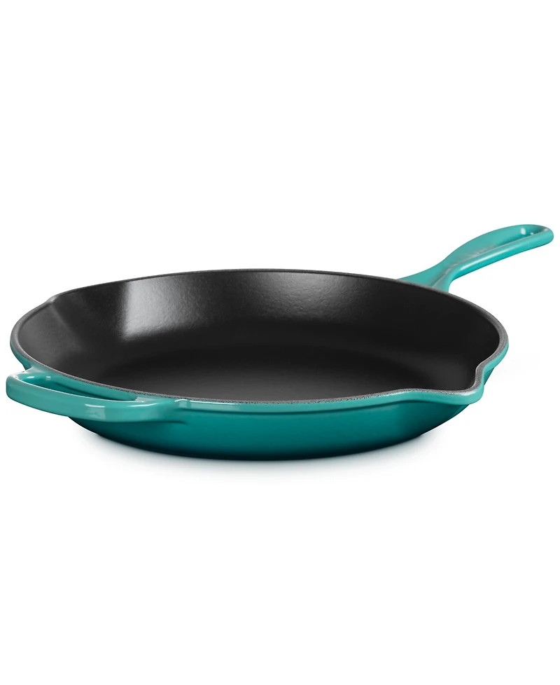 Le Creuset Enameled Cast Iron Skillet with Helper Handle, 11.75"