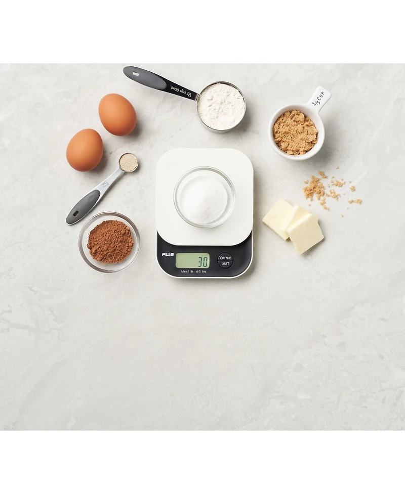 American Weigh Scales Vanilla-5K Digital Kitchen Scale, 11LB / 5KG