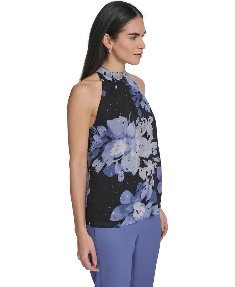 Calvin Klein Women's Novelty Halter Neck Top