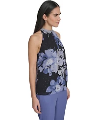 Calvin Klein Women's Novelty Halter Neck Top