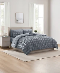 Nestl Luxury Soft Seersucker Design 7-Pc. Comforter Set