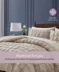 Nestl Luxury Soft Seersucker Design 5-Pc. Comforter Set, Twin/Twin Xl