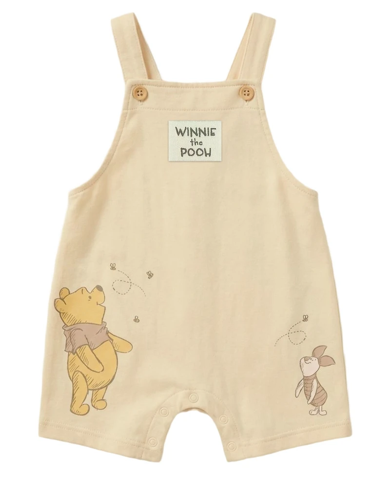 Disney Baby Boys' Short-Sleeve T-Shirt and Shortall, 2-Piece Set