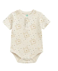 Disney Baby Boys' or Girls' Short-Sleeve Bodysuit, 3-Pack