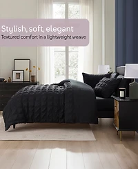 Nestl Luxury Soft Seersucker Design 5-Pc. Comforter Set, Twin/Twin Xl