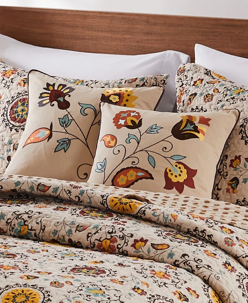 Greenland Home Fashions Andorra 2-Pc. Decorative Pillows, 18" x 18"