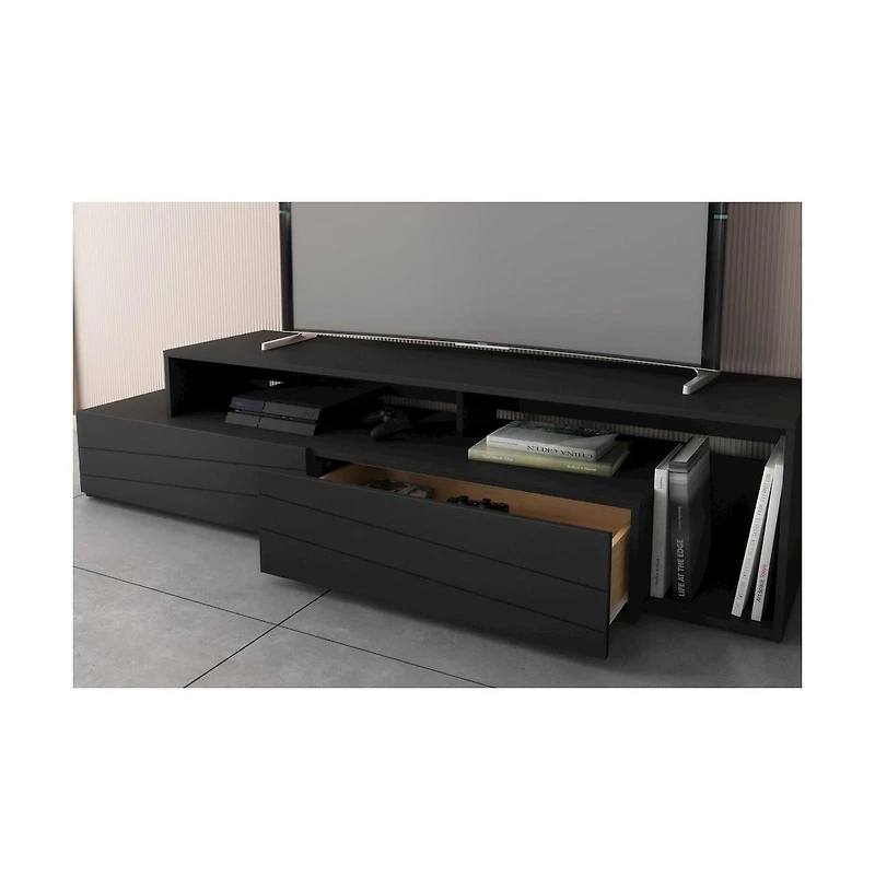 Nexera 72-Inch Tv Stand With 2 Drawers