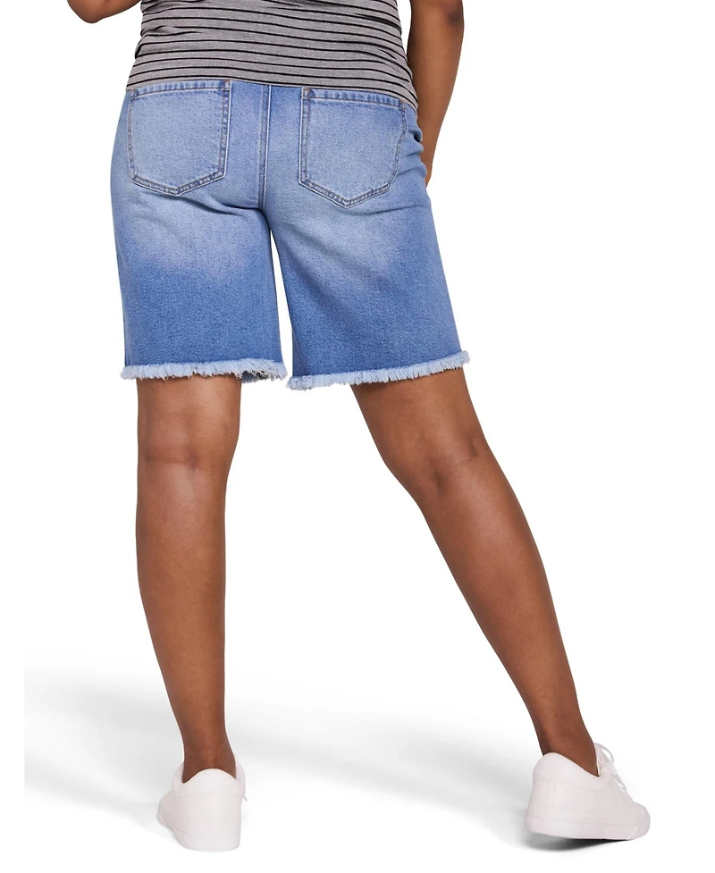 Motherhood Maternity Under the Belly Dad Denim Short
