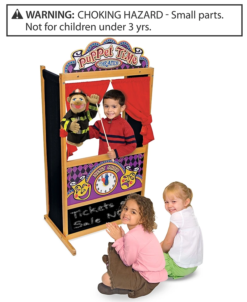 Melissa & Doug Kids' Deluxe Puppet Theater