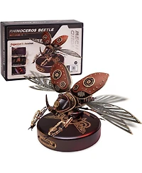 Robotime Mechanical Rhinoceros Beetle 3D Metal Puzzle Diy Model Kit