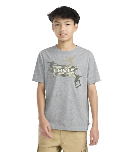 Levi's Boys' 8-20 Skate Camo Batwing Short-Sleeve T-Shirt