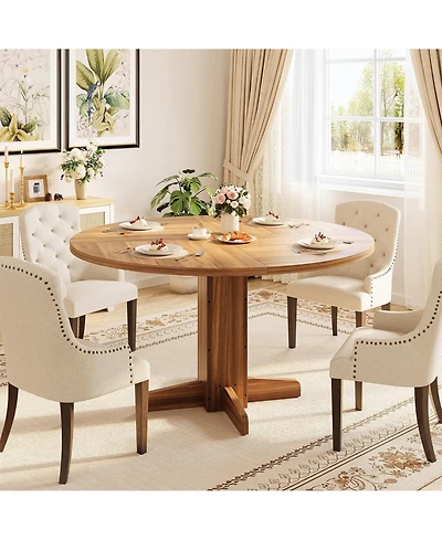 gaomon Round Dining Table for 4-6 People