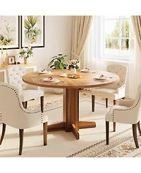 gaomon Round Dining Table for 4-6 People
