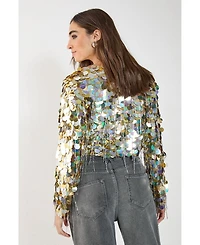 Nasty Gal Women's Disc Tassel Trophy Jacket