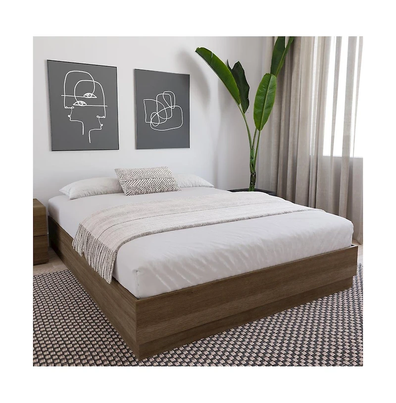 Nexera Milano Platform Bed Frame