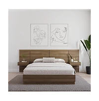 Nexera Milano Floating Nightstand Extension Panel Set of 2